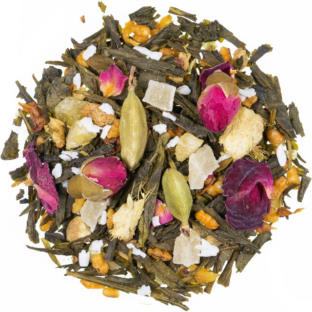 Ananāss Medus Aromatizētā Zaļā Tēja