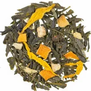 Ginger Lemon Natural – zaļā tēja China Sencha ar ingveru un citronu