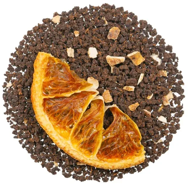 Lord Tangerine natural — stipra melnā tēja ar mandarīnu