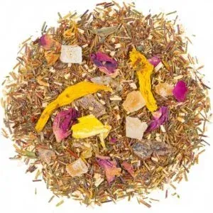 Green Rooibos Peach Vanilla — zaļā rooibos tēja ar persiku un vaniļu